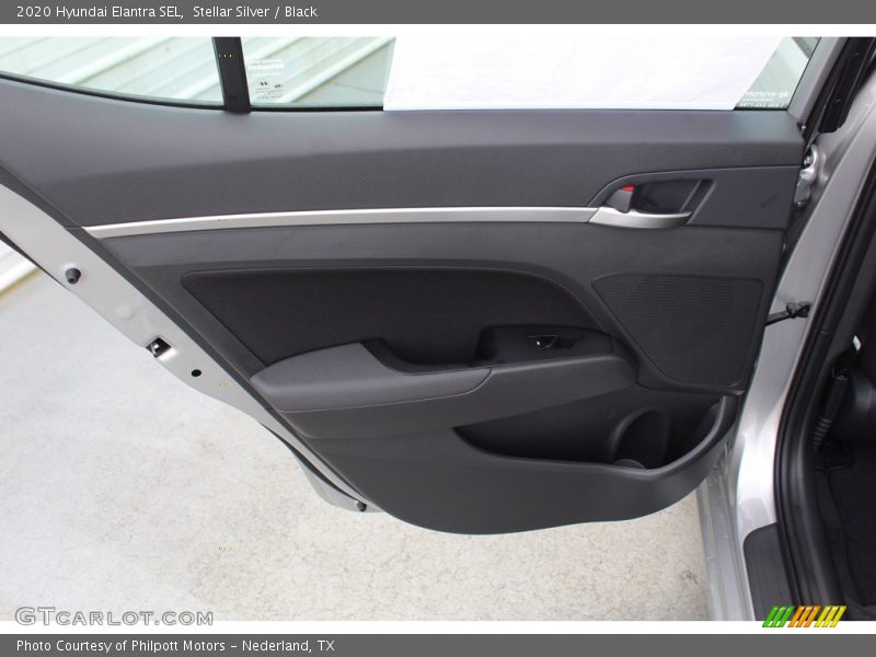 Stellar Silver / Black 2020 Hyundai Elantra SEL