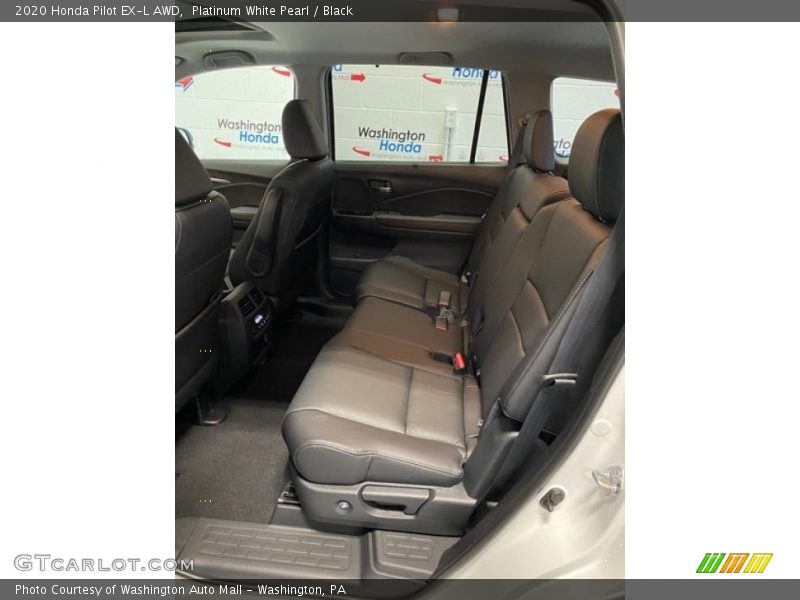 Platinum White Pearl / Black 2020 Honda Pilot EX-L AWD