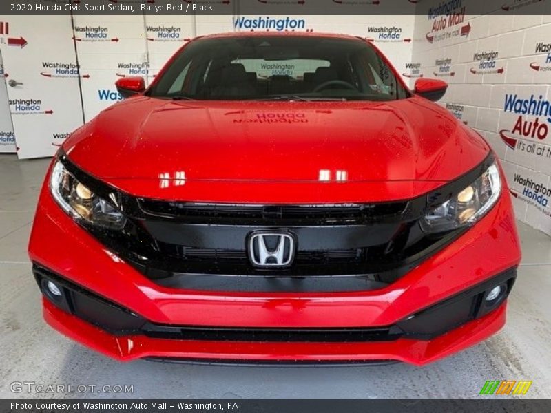 Rallye Red / Black 2020 Honda Civic Sport Sedan