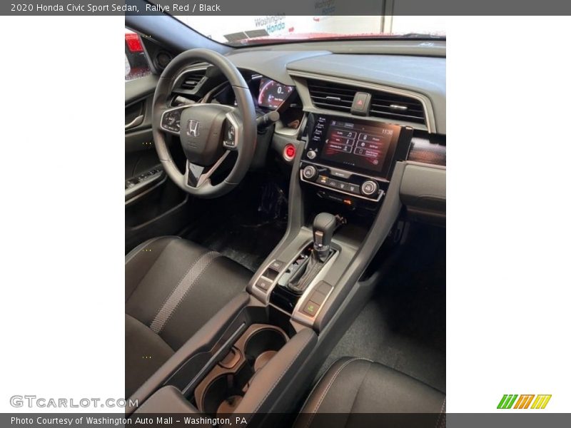 Rallye Red / Black 2020 Honda Civic Sport Sedan
