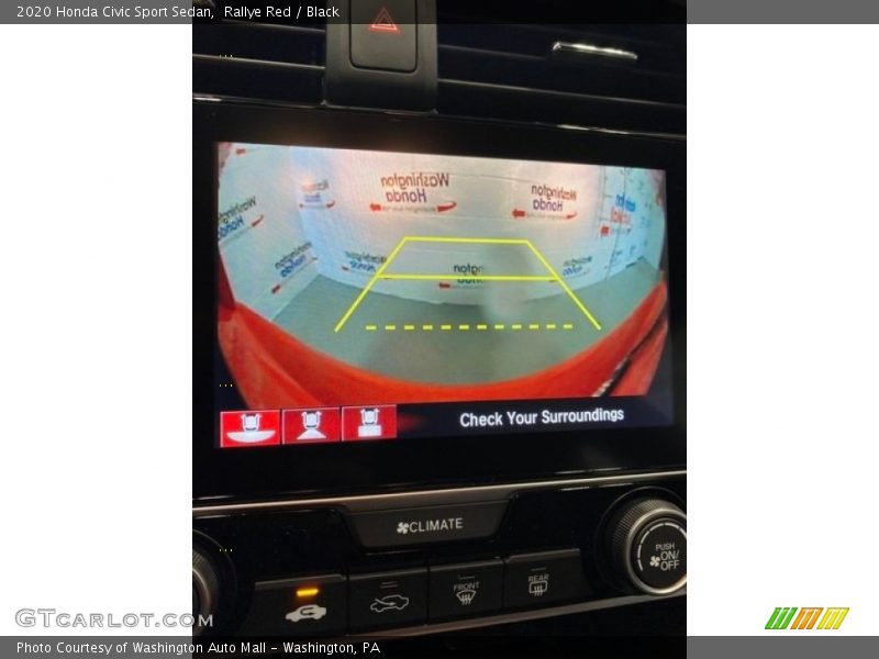 Rallye Red / Black 2020 Honda Civic Sport Sedan