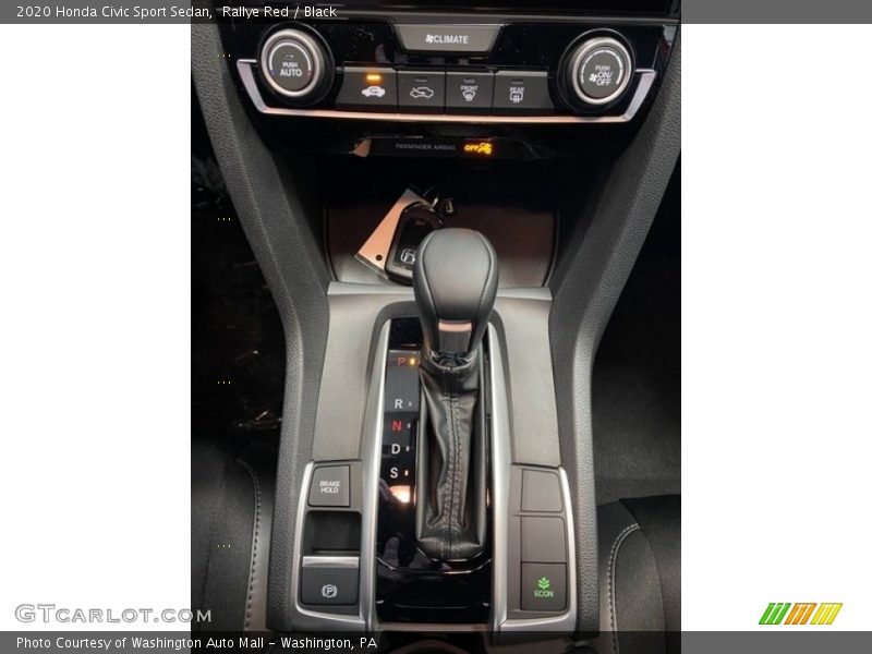 Rallye Red / Black 2020 Honda Civic Sport Sedan