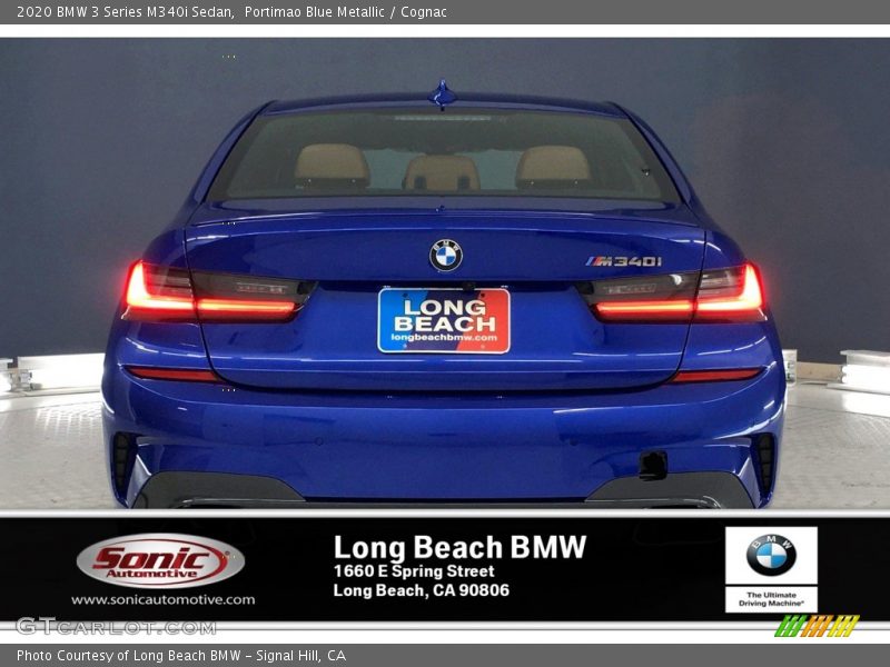 Portimao Blue Metallic / Cognac 2020 BMW 3 Series M340i Sedan