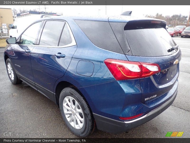 Pacific Blue Metallic / Jet Black 2020 Chevrolet Equinox LT AWD
