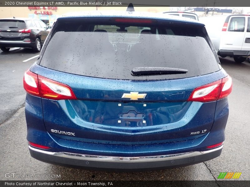 Pacific Blue Metallic / Jet Black 2020 Chevrolet Equinox LT AWD