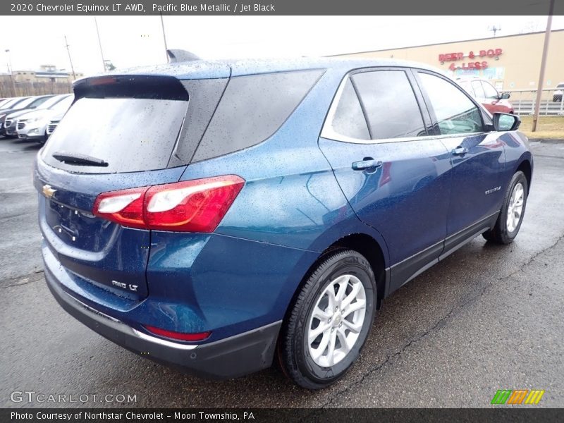 Pacific Blue Metallic / Jet Black 2020 Chevrolet Equinox LT AWD