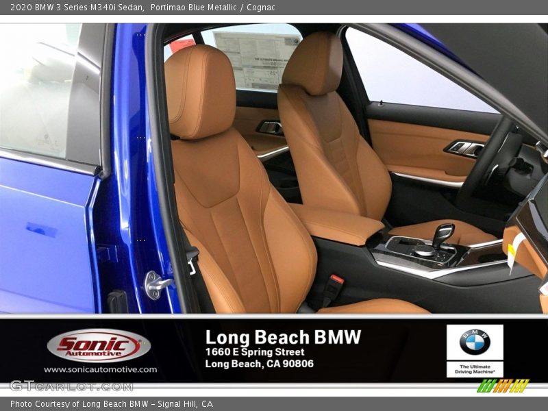 Portimao Blue Metallic / Cognac 2020 BMW 3 Series M340i Sedan