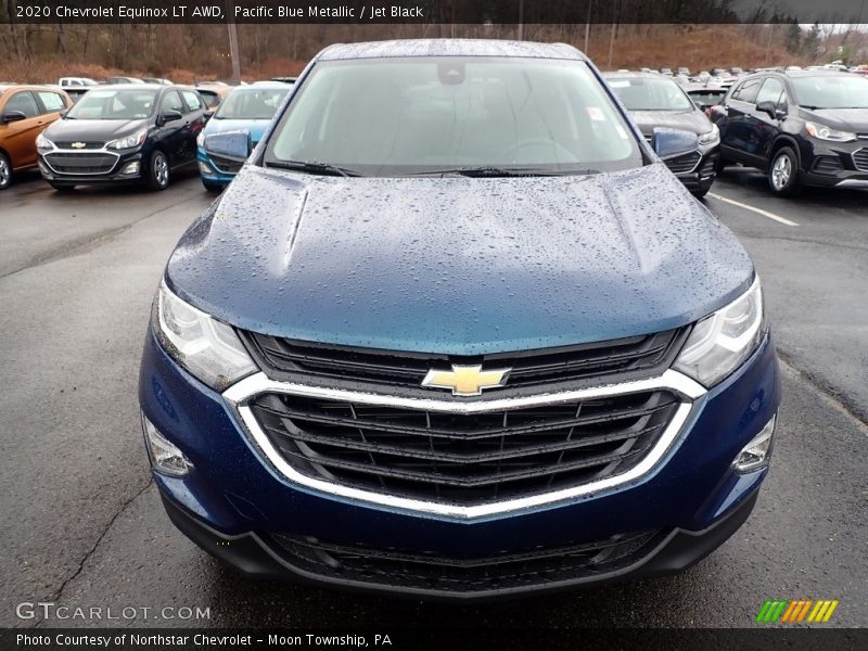 Pacific Blue Metallic / Jet Black 2020 Chevrolet Equinox LT AWD
