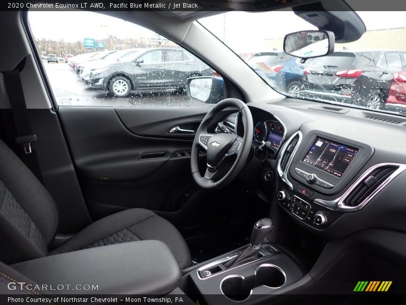 Pacific Blue Metallic / Jet Black 2020 Chevrolet Equinox LT AWD