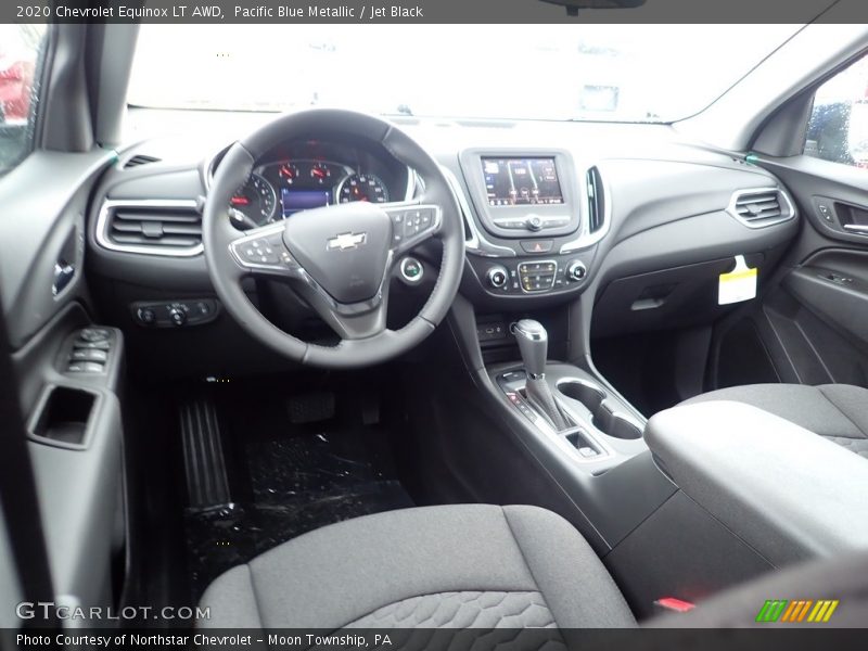 Pacific Blue Metallic / Jet Black 2020 Chevrolet Equinox LT AWD