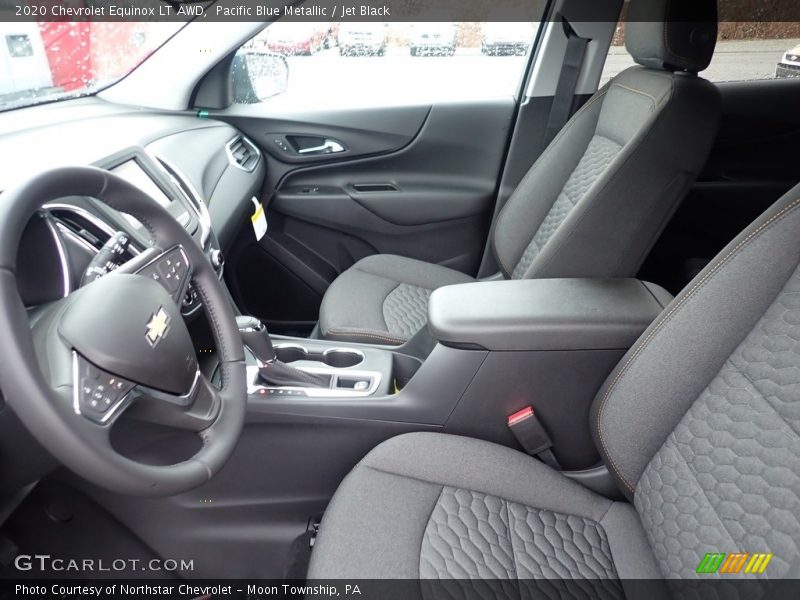 Pacific Blue Metallic / Jet Black 2020 Chevrolet Equinox LT AWD