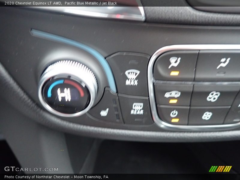 Pacific Blue Metallic / Jet Black 2020 Chevrolet Equinox LT AWD
