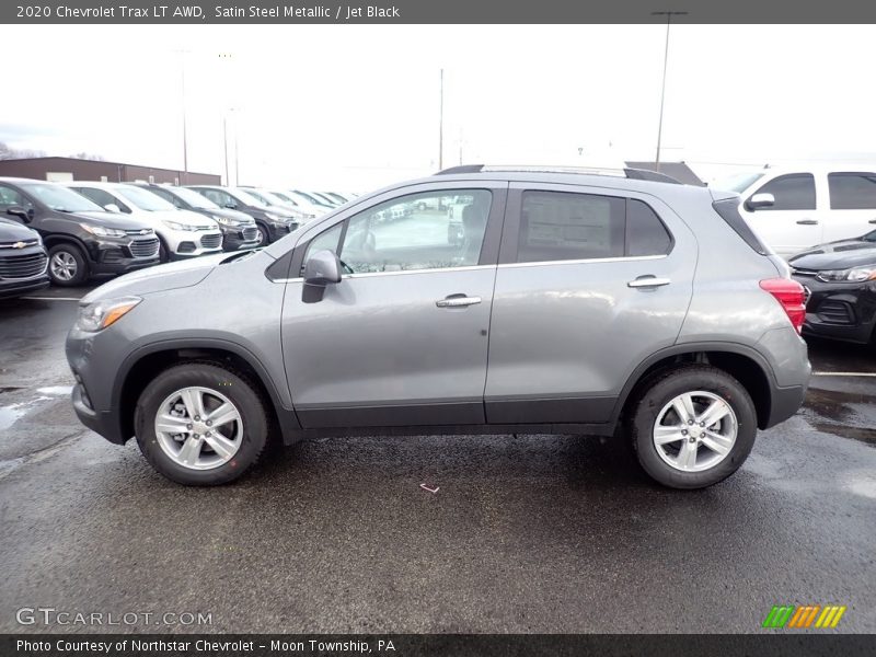 Satin Steel Metallic / Jet Black 2020 Chevrolet Trax LT AWD