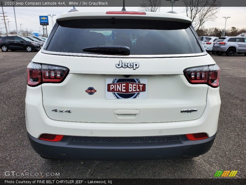 White / Ski Gray/Black 2020 Jeep Compass Latitude 4x4