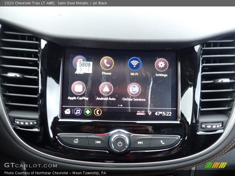 Satin Steel Metallic / Jet Black 2020 Chevrolet Trax LT AWD