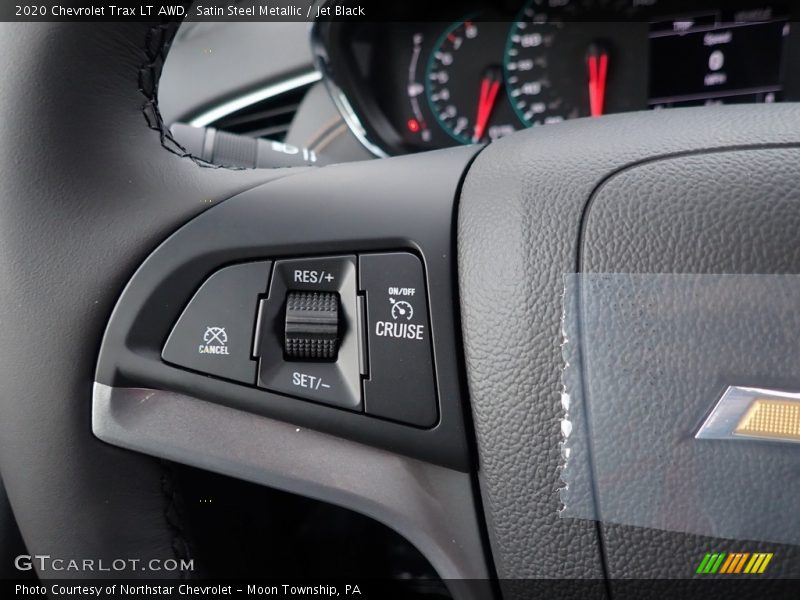 Satin Steel Metallic / Jet Black 2020 Chevrolet Trax LT AWD