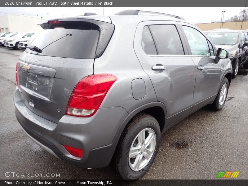 Satin Steel Metallic / Jet Black 2020 Chevrolet Trax LT AWD