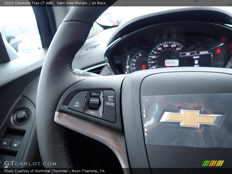 Satin Steel Metallic / Jet Black 2020 Chevrolet Trax LT AWD