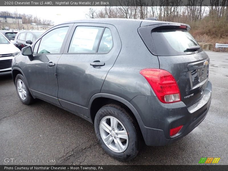 Nightfall Gray Metallic / Jet Black 2020 Chevrolet Trax LS AWD