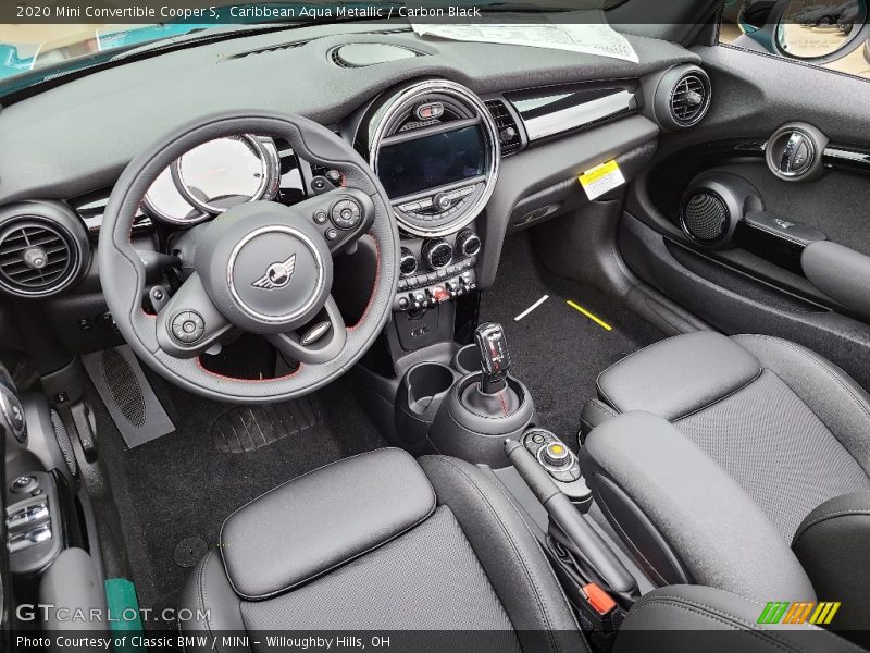  2020 Convertible Cooper S Carbon Black Interior