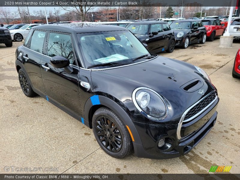 Midnight Black Metallic / Carbon Black 2020 Mini Hardtop Cooper S 4 Door