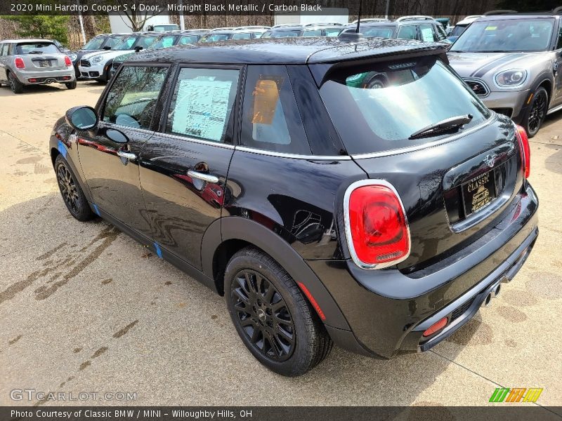 Midnight Black Metallic / Carbon Black 2020 Mini Hardtop Cooper S 4 Door
