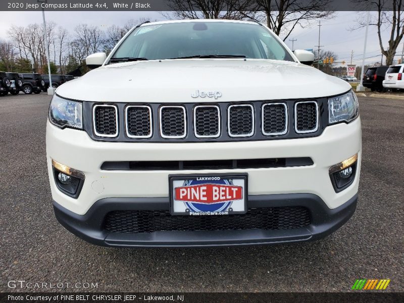 White / Black 2020 Jeep Compass Latitude 4x4