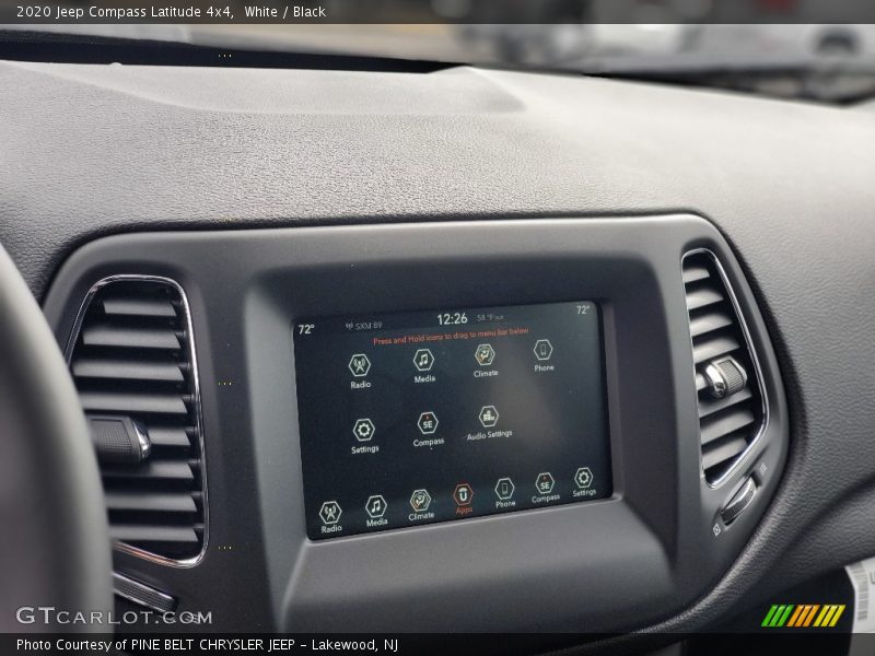 White / Black 2020 Jeep Compass Latitude 4x4
