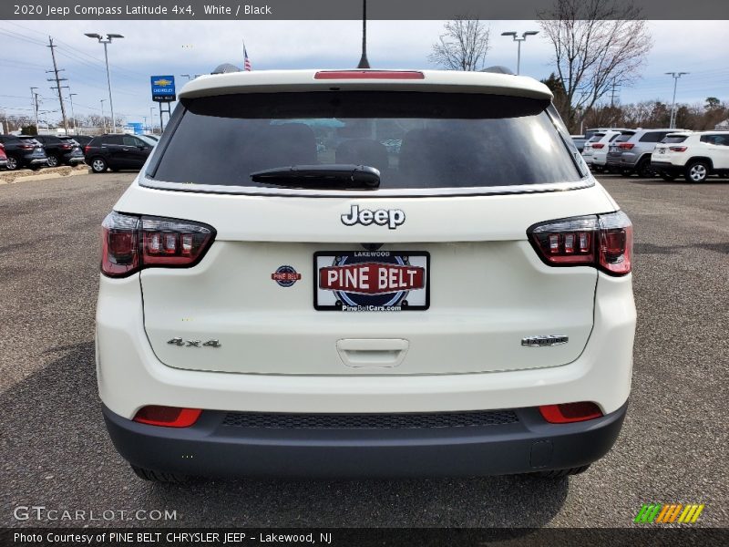 White / Black 2020 Jeep Compass Latitude 4x4