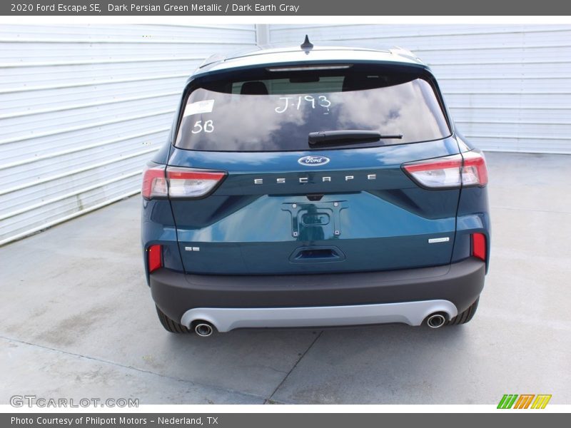 Dark Persian Green Metallic / Dark Earth Gray 2020 Ford Escape SE