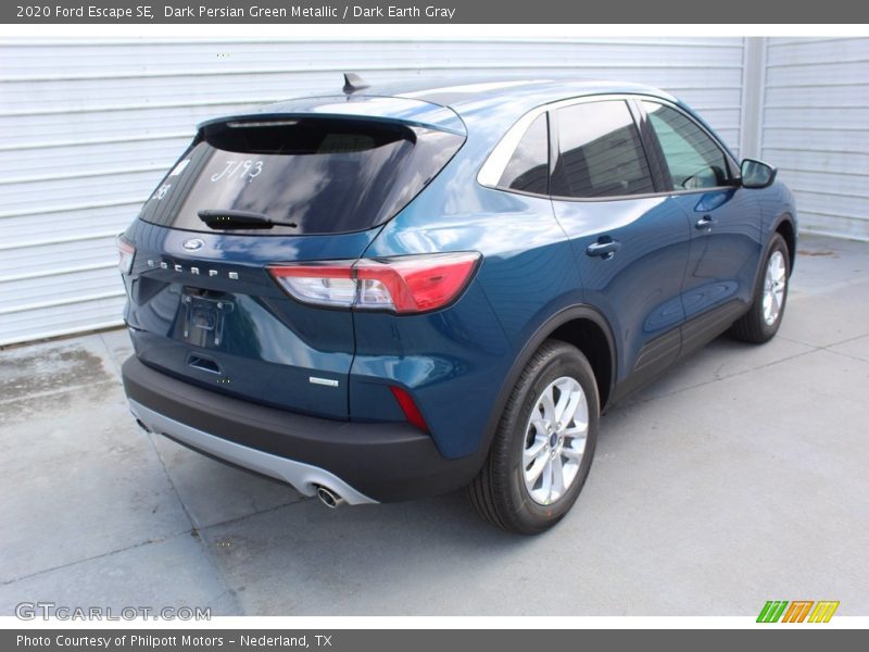 Dark Persian Green Metallic / Dark Earth Gray 2020 Ford Escape SE