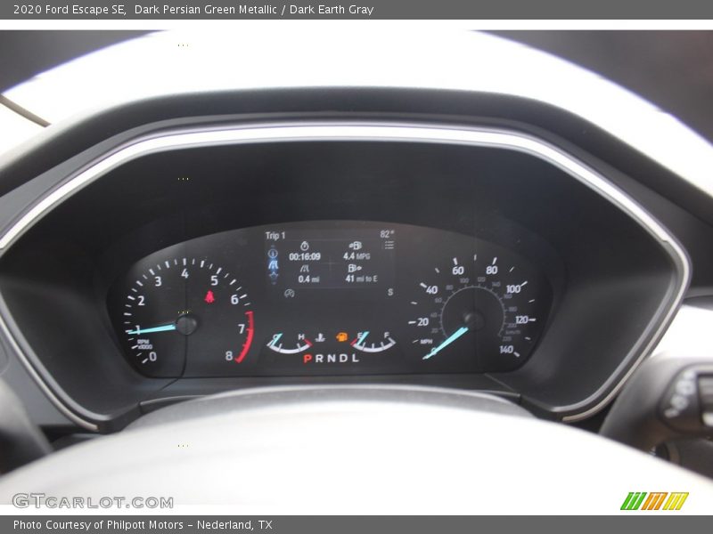 Dark Persian Green Metallic / Dark Earth Gray 2020 Ford Escape SE