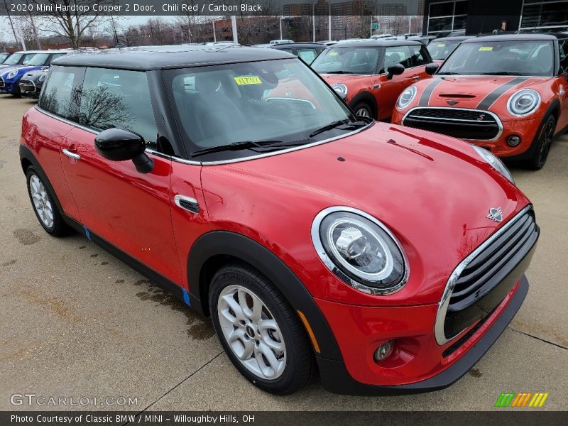 Chili Red / Carbon Black 2020 Mini Hardtop Cooper 2 Door