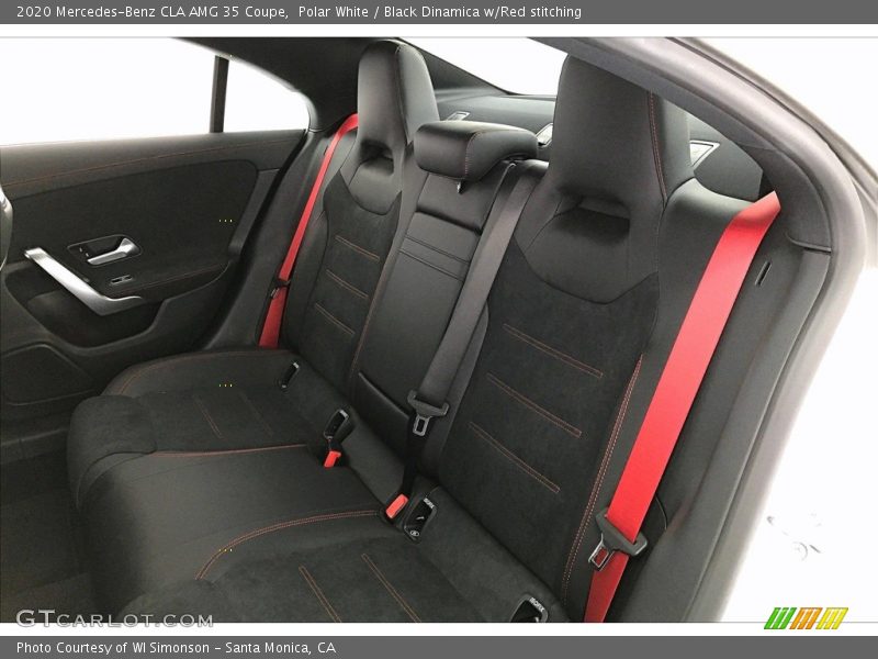 Rear Seat of 2020 CLA AMG 35 Coupe