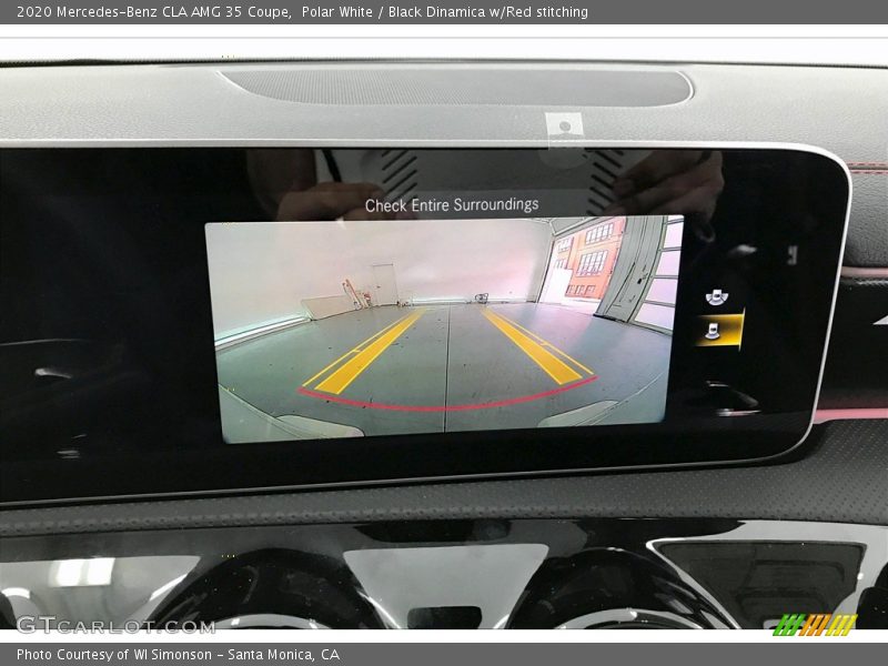 Polar White / Black Dinamica w/Red stitching 2020 Mercedes-Benz CLA AMG 35 Coupe