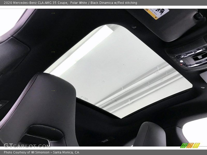 Sunroof of 2020 CLA AMG 35 Coupe