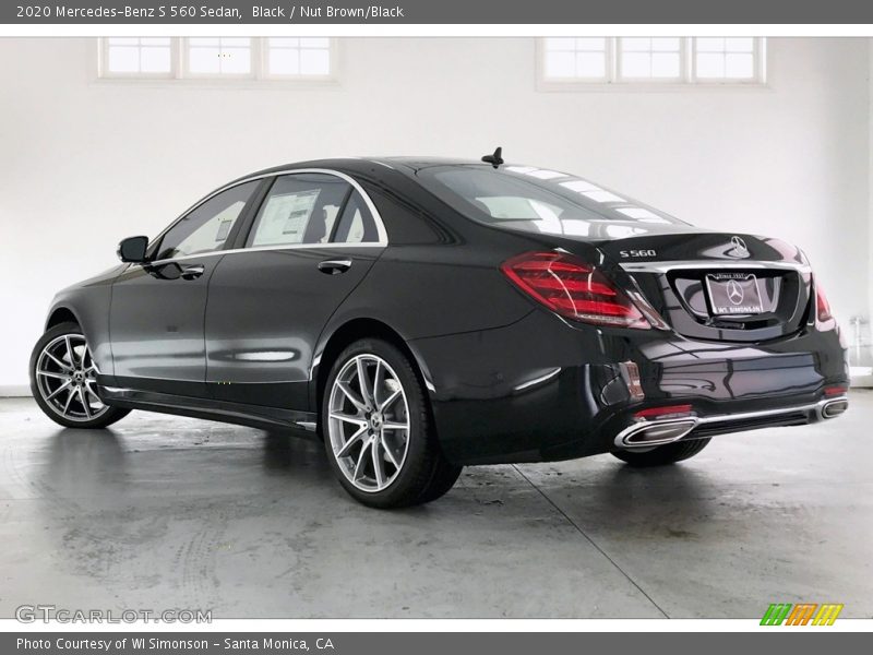 Black / Nut Brown/Black 2020 Mercedes-Benz S 560 Sedan