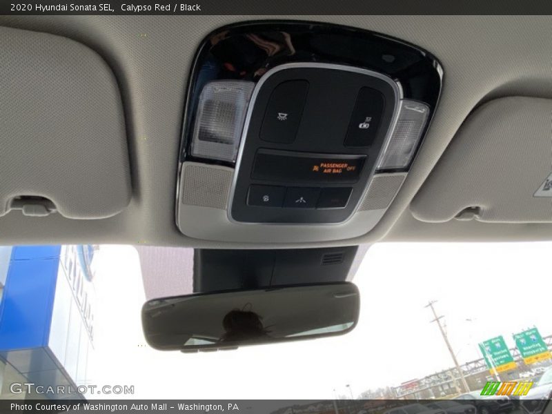 Calypso Red / Black 2020 Hyundai Sonata SEL