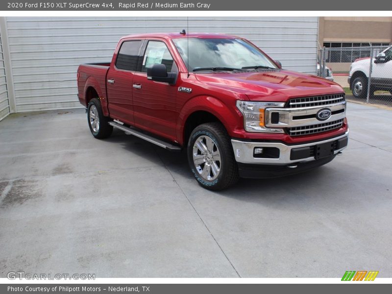 Rapid Red / Medium Earth Gray 2020 Ford F150 XLT SuperCrew 4x4