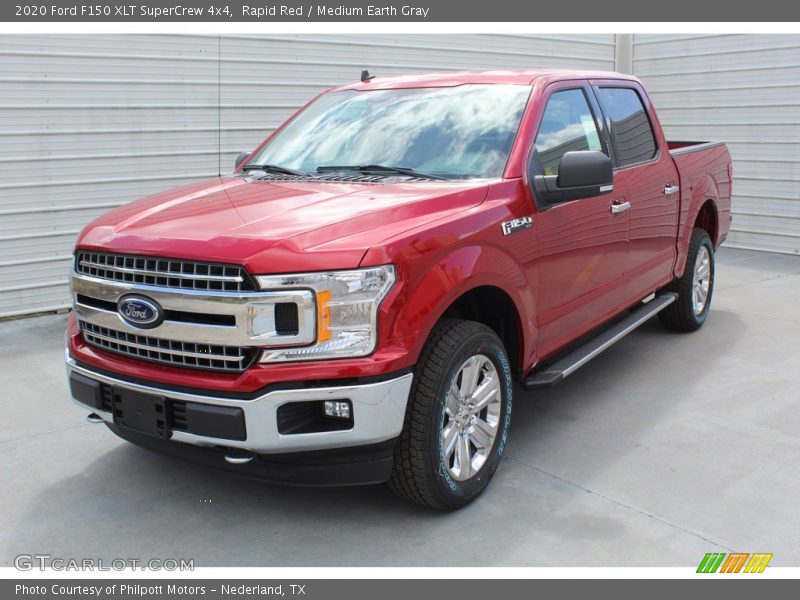 Rapid Red / Medium Earth Gray 2020 Ford F150 XLT SuperCrew 4x4