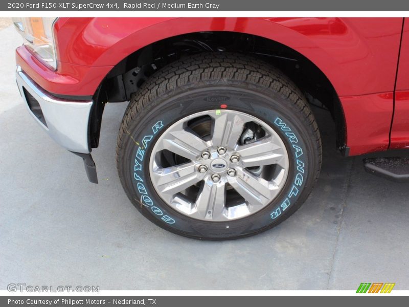 Rapid Red / Medium Earth Gray 2020 Ford F150 XLT SuperCrew 4x4
