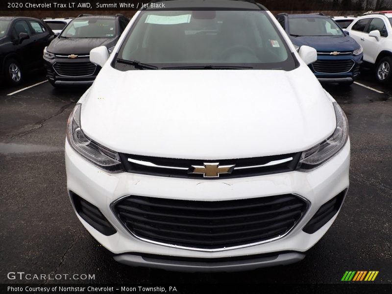 Summit White / Jet Black 2020 Chevrolet Trax LT AWD