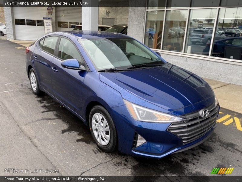 Lakeside Blue / Gray 2020 Hyundai Elantra SE