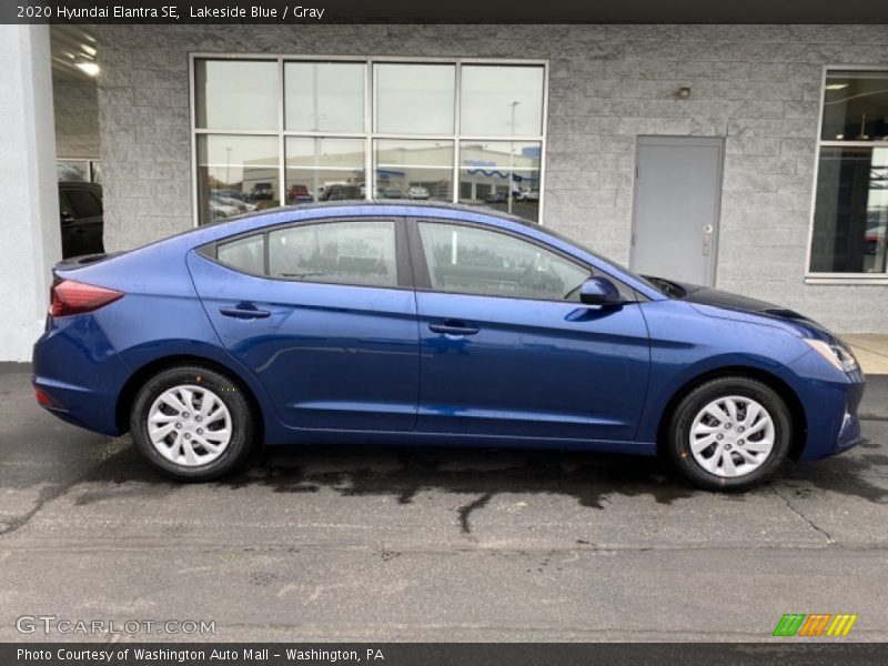 Lakeside Blue / Gray 2020 Hyundai Elantra SE