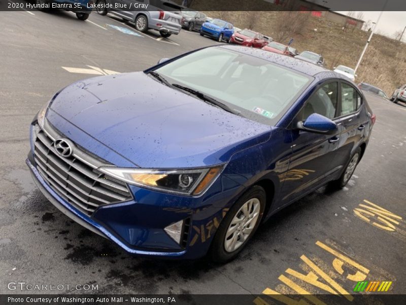 Lakeside Blue / Gray 2020 Hyundai Elantra SE