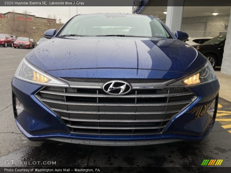 Lakeside Blue / Gray 2020 Hyundai Elantra SE