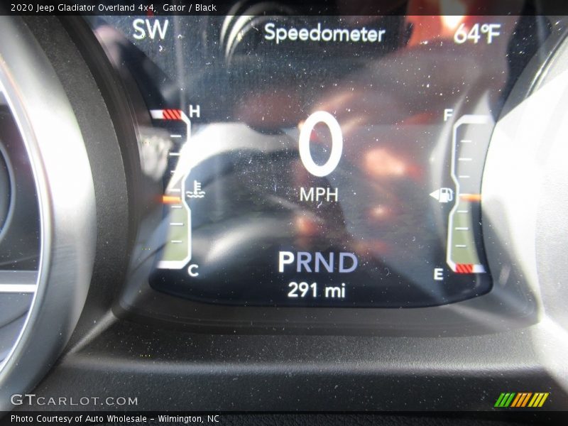 Gator / Black 2020 Jeep Gladiator Overland 4x4