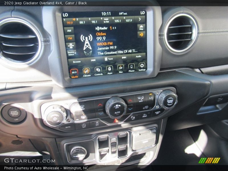 Gator / Black 2020 Jeep Gladiator Overland 4x4