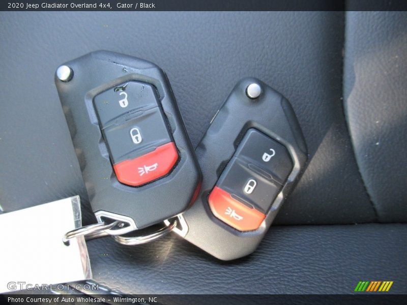 Keys of 2020 Gladiator Overland 4x4