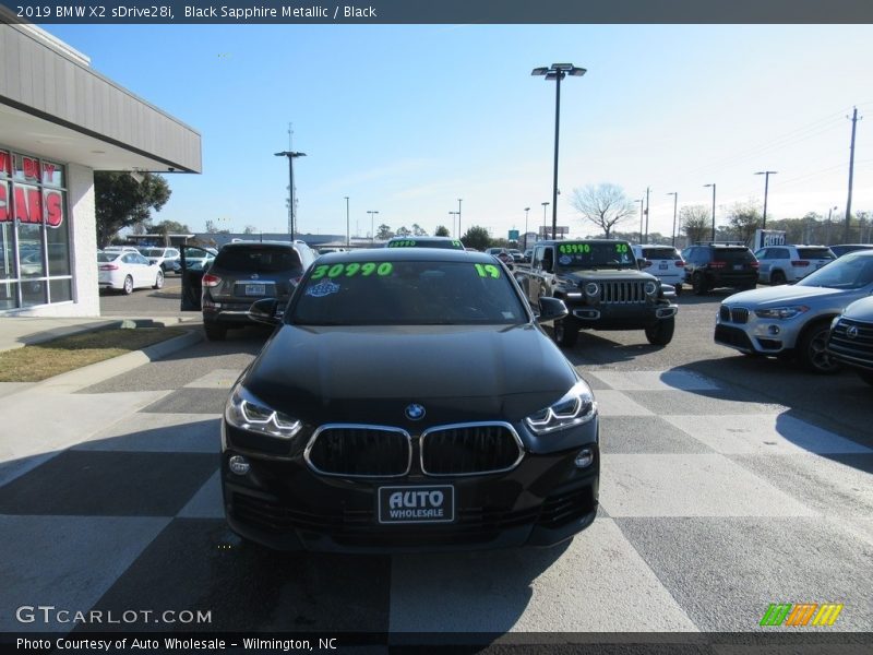 Black Sapphire Metallic / Black 2019 BMW X2 sDrive28i